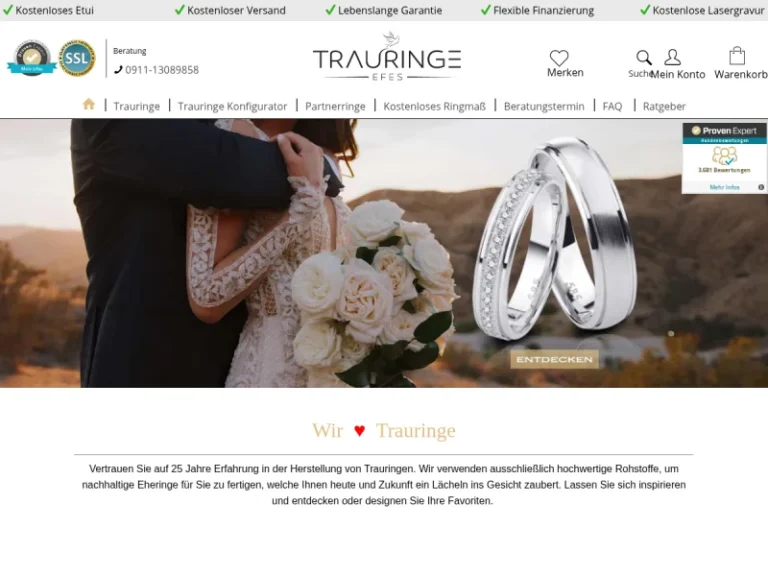 Juwelier | Trauringe | Goldschmied EFES Nürnberg - Goldschmied in Nürnberg