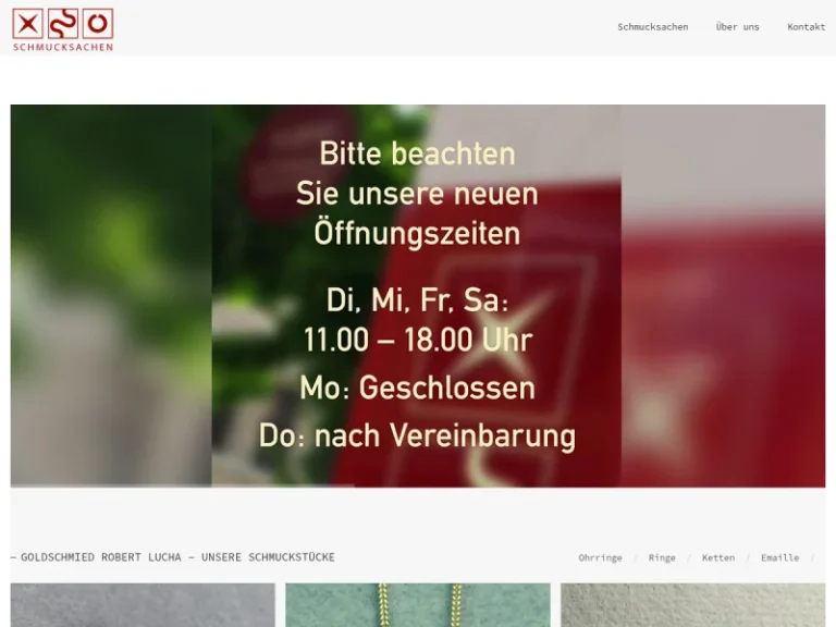 Goldschmied Robert Lucha, Schmuck Sachen - Goldschmied in Nürnberg