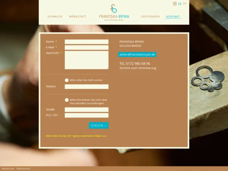 Franziska Bryan - Goldschmied in Nürnberg