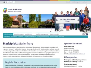 Marktplatz Marienberg – noris inklusion gGmbH - Bioladen in Nürnberg
