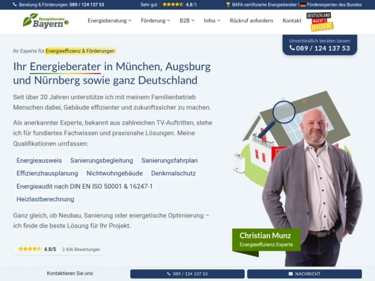 Energieberater Bayern - Bauingenieur in Nürnberg