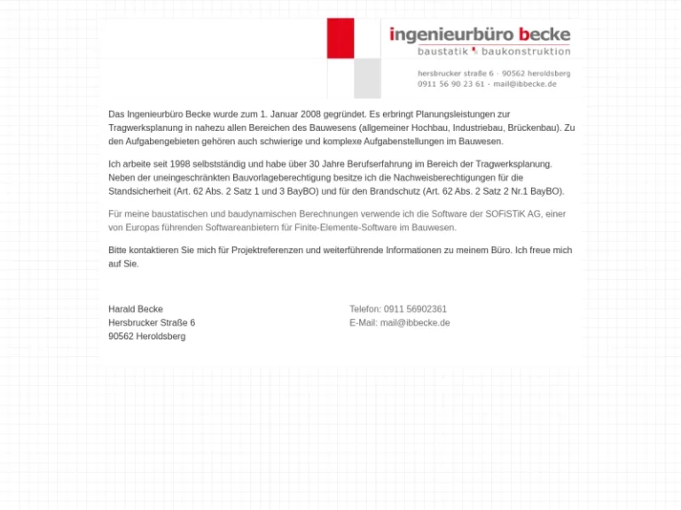 ingenieurbüro becke - Ingenieur in Nürnberg