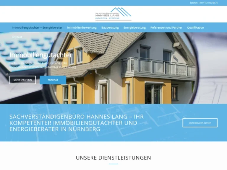 Immobiliengutachter Hannes Lang - Bauberater in Nürnberg