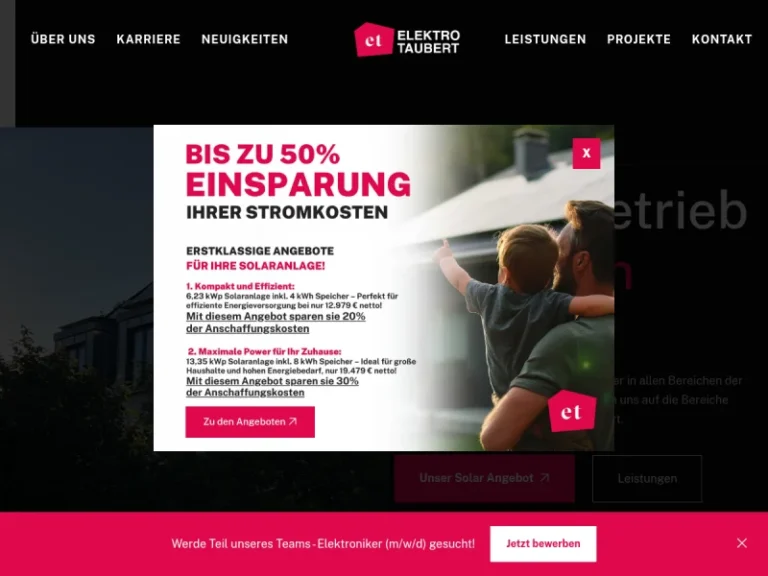 Elektro Taubert GmbH - Solartechnik-Anbieter in Nürnberg