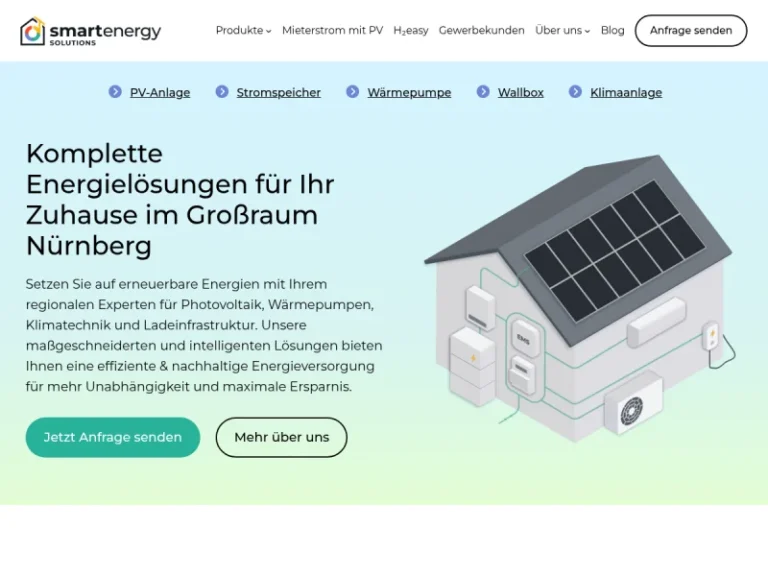 Smart Energy Solutions GmbH & Co. KG / Photovoltaik-Anlagen, Wärmepumpen, Klimaanlagen - Solartechnik-Anbieter in Nürnberg