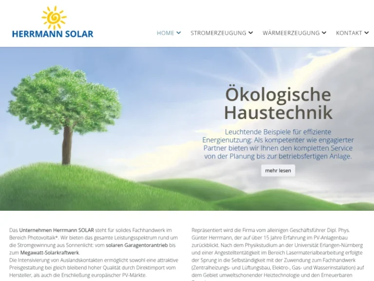 Herrmann Solar - Solartechnik-Anbieter in Nürnberg