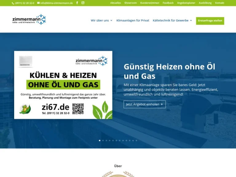 Horst Zimmermann GmbH – Kälte- und Klimatechnik - Klimaanlagenanbieter in Nürnberg