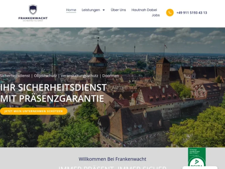 Frankenwacht Sicherheitsdienst GmbH - Sicherheitsdienst in Nürnberg