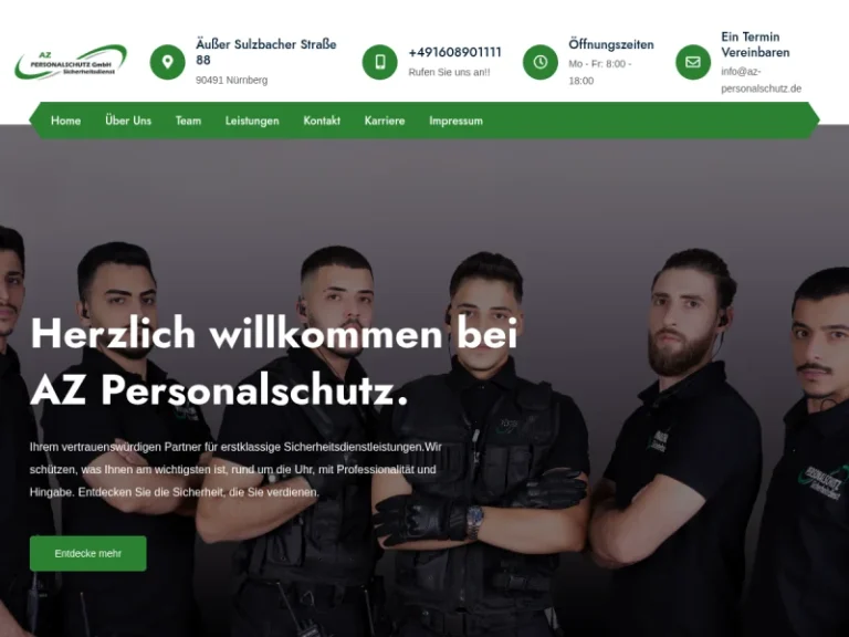 AZ Personalschutz GmbH - Sicherheitsdienst in Nürnberg