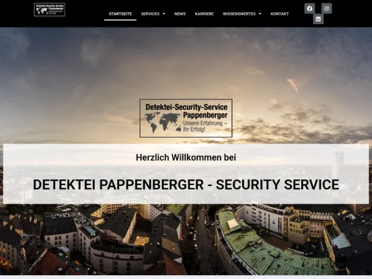 Detektei-Security-Service Pappenberger Nürnberg - Sicherheitsdienst in Nürnberg