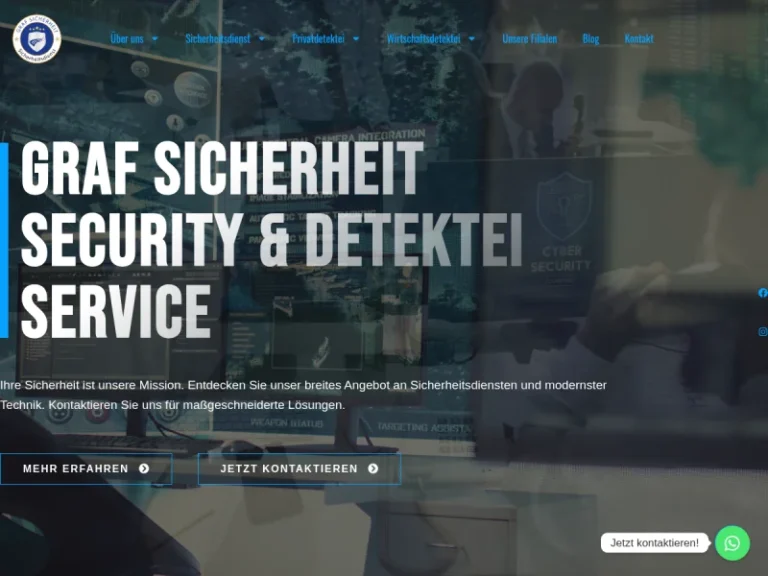 Graf Sicherheit Security & Detektei Service Nürnberg - Sicherheitsdienst in Nürnberg