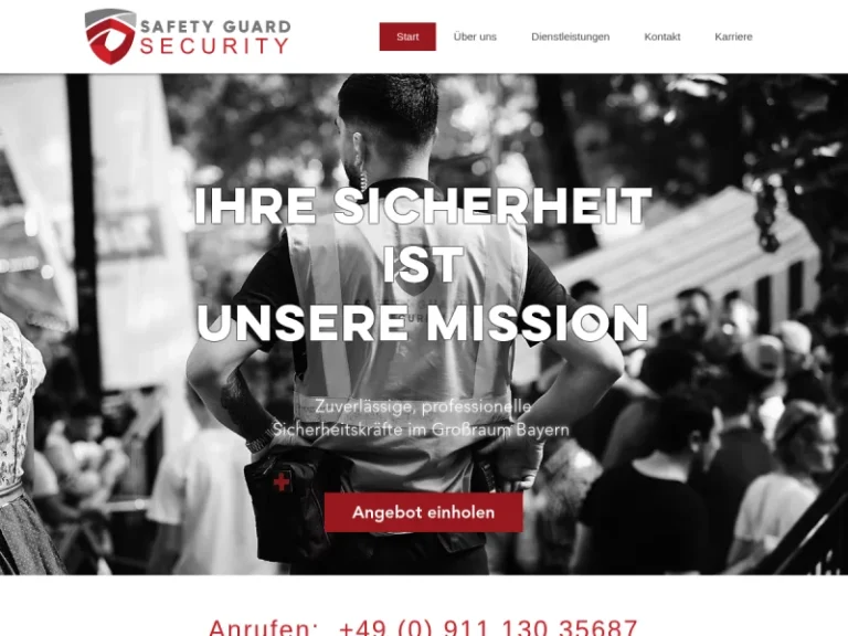 SGS – Safety Guard Security e.K. - Sicherheitsdienst in Nürnberg