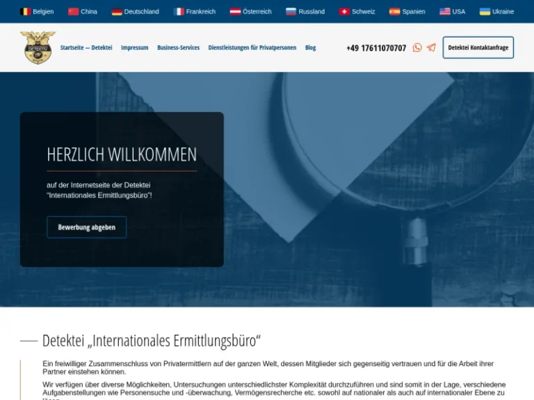 Internationales Ermittlungsburo Najda - Berater in Nürnberg