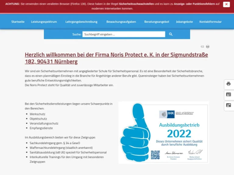 Noris Protect e.K. - Sicherheitsdienst in Nürnberg