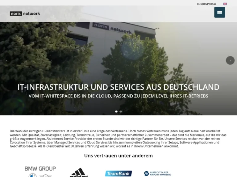 noris network AG - Internetanbieter in Nürnberg