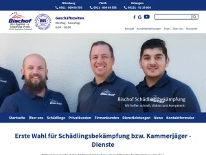 Bischof Schädlingsbekämpfung - Kammerjäger in Nürnberg