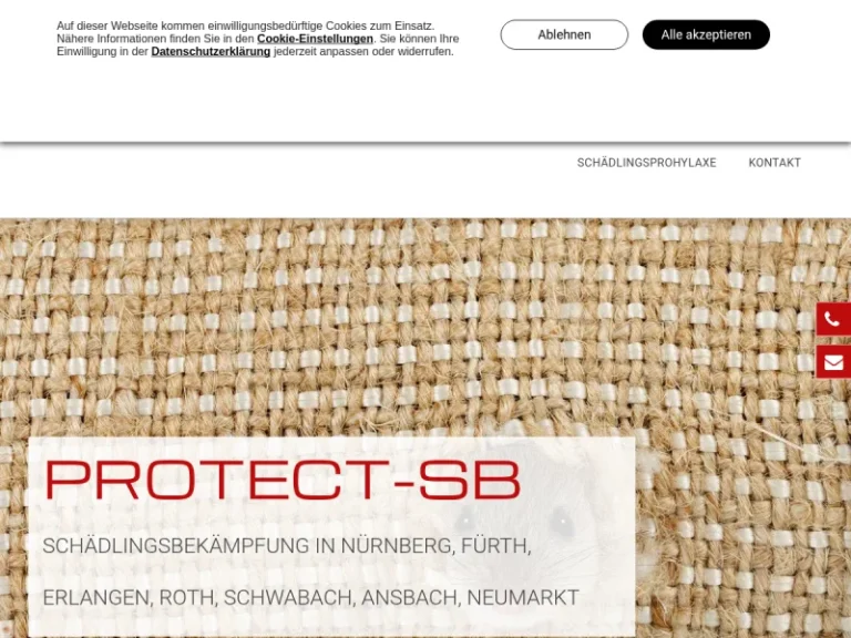 PROTECT-SB Schädlingsbekämpfung - Kammerjäger in Nürnberg