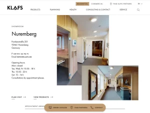 KLAFS Ausstellung Nürnberg - Sauna in Nürnberg