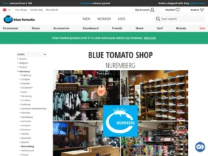 Blue Tomato Shop Nürnberg - Bekleidungsgeschäft in Nürnberg