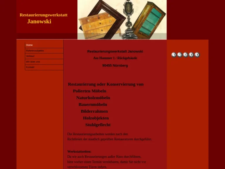 Restaurierungswerkstatt Janowski - Restaurierungsdienst für antike Möbel in Nürnberg
