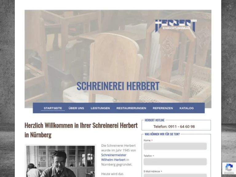 Schreinerei Herbert - Auftragnehmer für den Innenausbau in Nürnberg