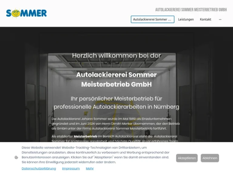 Autolackiererei Sommer - Karosseriewerkstatt in Nürnberg