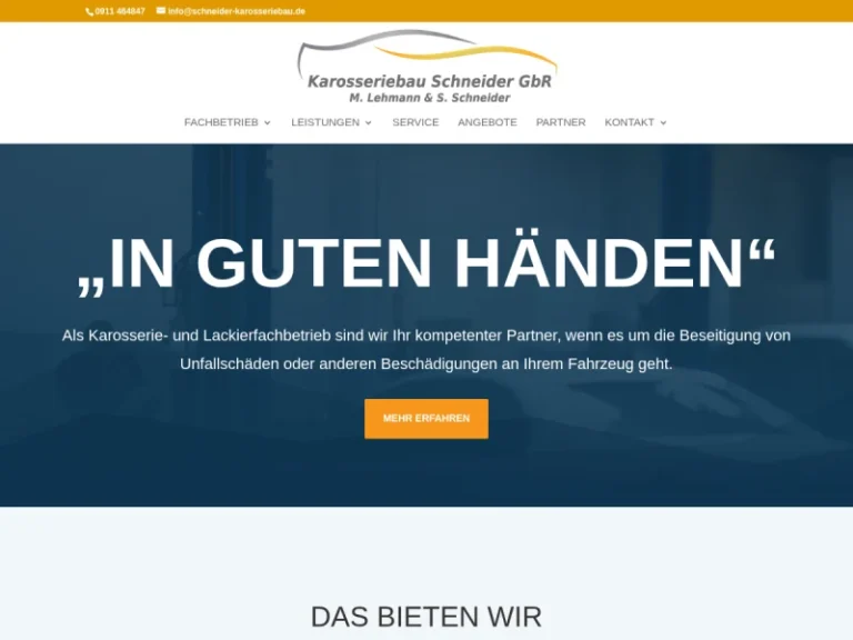 Karosseriebau Schneider GbR - Karosseriewerkstatt in Nürnberg