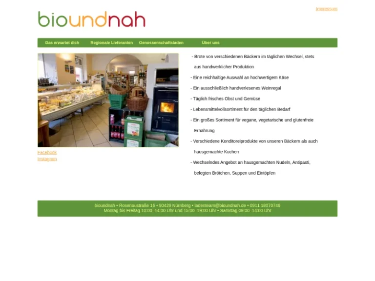 bioundnah - Bioladen in Nürnberg