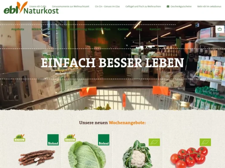 ebl-naturkost – Ihr Bio-Fachmarkt - Bioladen in Nürnberg