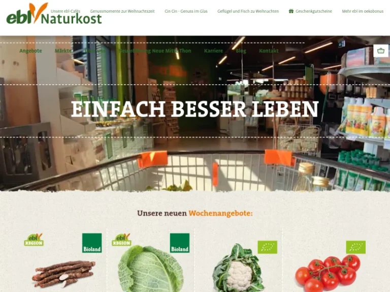 ebl-naturkost – Ihr Bio-Fachmarkt - Bioladen in Nürnberg