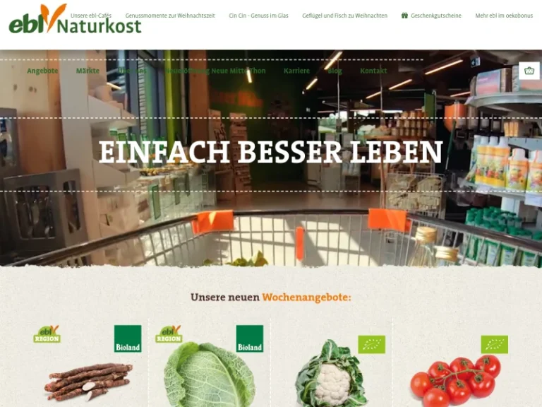 ebl-naturkost – Ihr Bio-Fachmarkt - Bioladen in Nürnberg