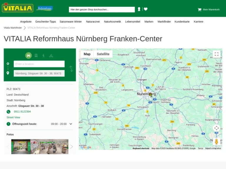 VITALIA Reformhaus - Bioladen in Nürnberg
