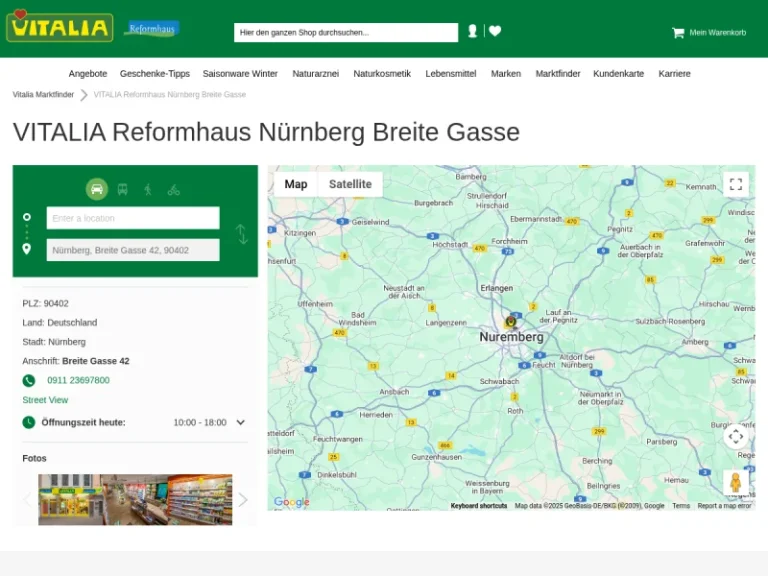 VITALIA Reformhaus - Reformhaus in Nürnberg