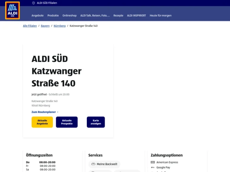 ALDI SÜD - Discounter in Nürnberg