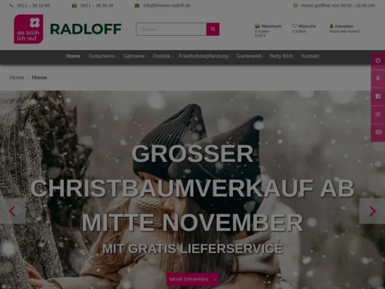 Gartencenter Radloff - Gartencenter in Nürnberg