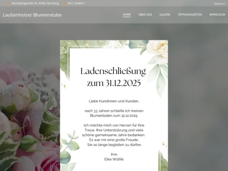 Laufamholzer Blumenstube - Blumengeschäft in Nürnberg