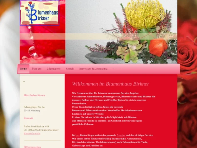 Blumenhaus Birkner - Blumengeschäft in Nürnberg