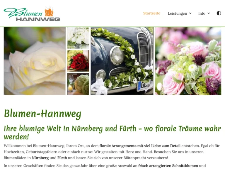 Blumen Hannweg | Floristik für alle Anlässe - Blumengeschäft in Nürnberg