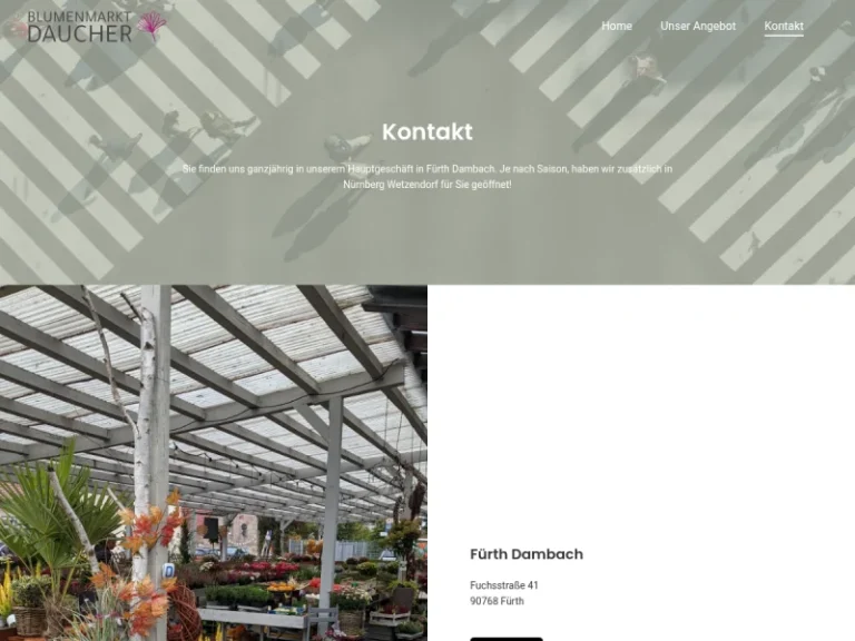 Blumenmarkt Daucher - Blumengeschäft in Nürnberg