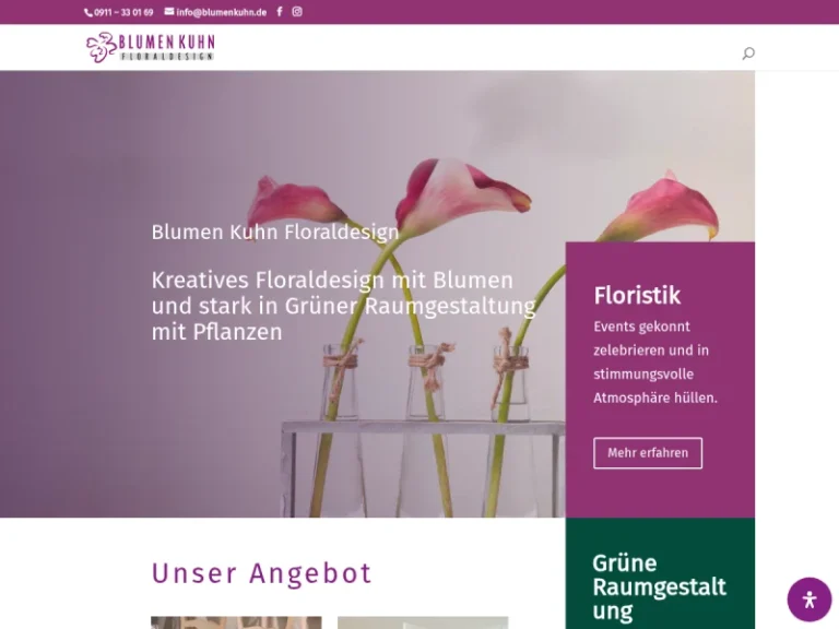 Blumen Kuhn Floraldesign GmbH - Blumengeschäft in Nürnberg