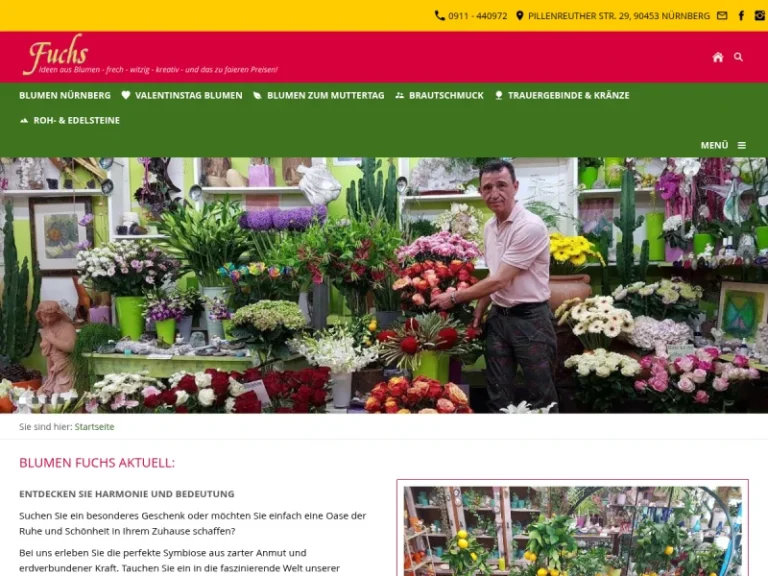 Blumen Fuchs - Blumengeschäft in Nürnberg