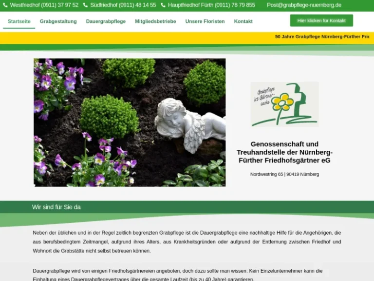 Genossenschaft und Treuhandstelle der Nürnberg-Fürther Friedhofsgärtner e.G. - Landschaftsgestalter in Nürnberg