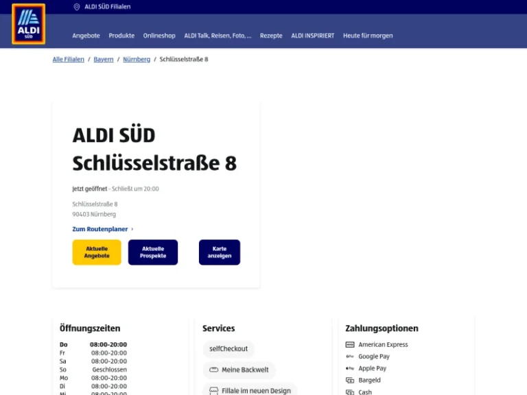 ALDI SÜD - Supermarkt in Nürnberg