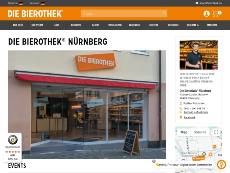 Die Bierothek Nürnberg - Bierhandlung in Nürnberg