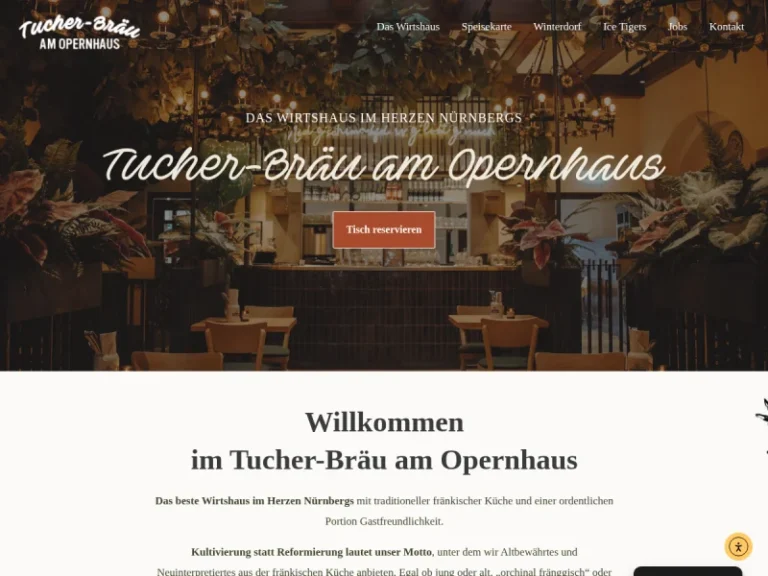Tucher-Bräu am Opernhaus Nürnberg - DeutschesRestaurant in Nürnberg