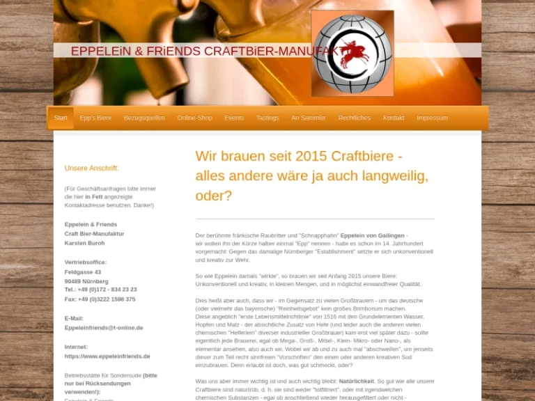 Eppelein & Friends - Brauerei in Nürnberg