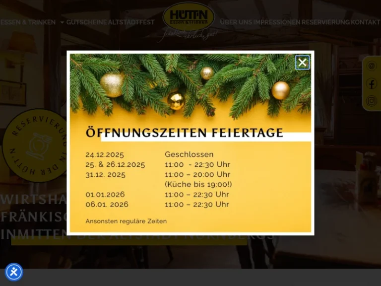 Wirtshaus Hütt’n - Bayerisches Restaurant in Nürnberg