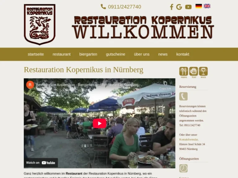 Restauration Kopernikus – Restaurant & Biergarten - Biergarten in Nürnberg