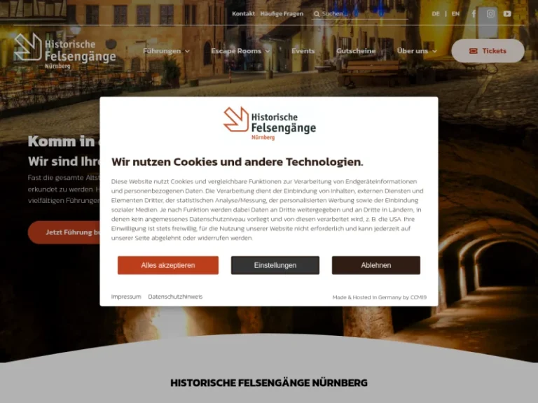 Felsenkellergänge - Sehenswürdigkeit in Nürnberg