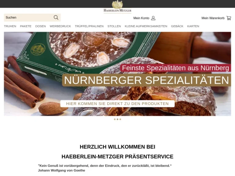 Haeberlein-Metzger Präsentservice - Lebensmittel-Großhändler in Nürnberg